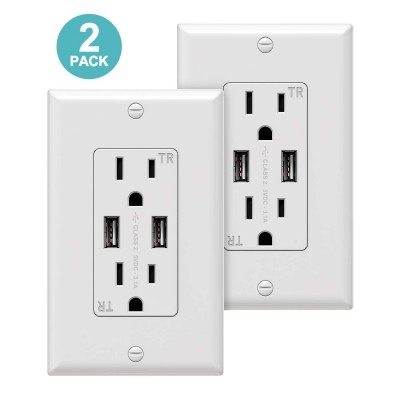 American Power Outlet Electric Usb Outlet 12v/socket Outlet/usb Wall Socket